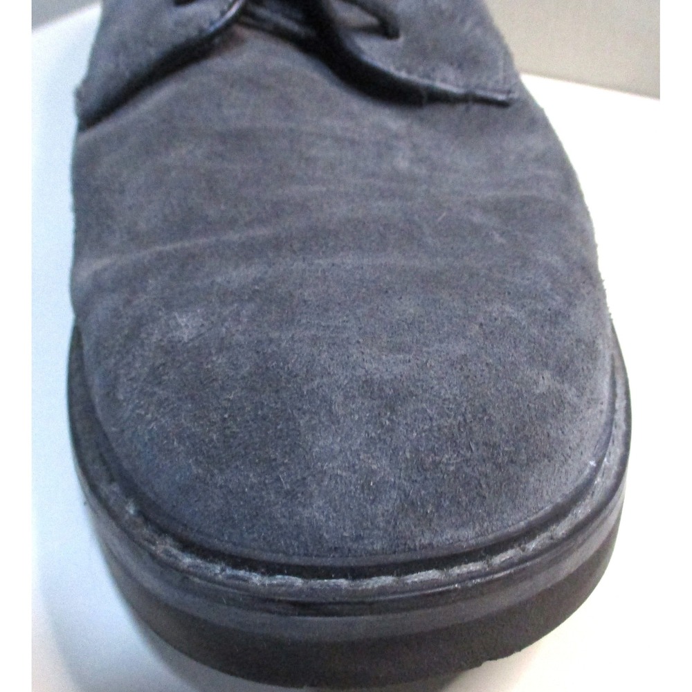 1901 Mens Grey Suede Derby Shoes Made in Italy Leather Lace Up Dress Shoes Sz 13 - Picture 9 of 9